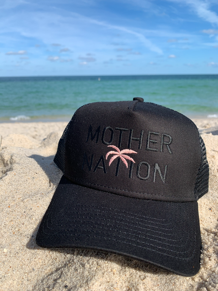Mother Nation Trucker Hat in black
